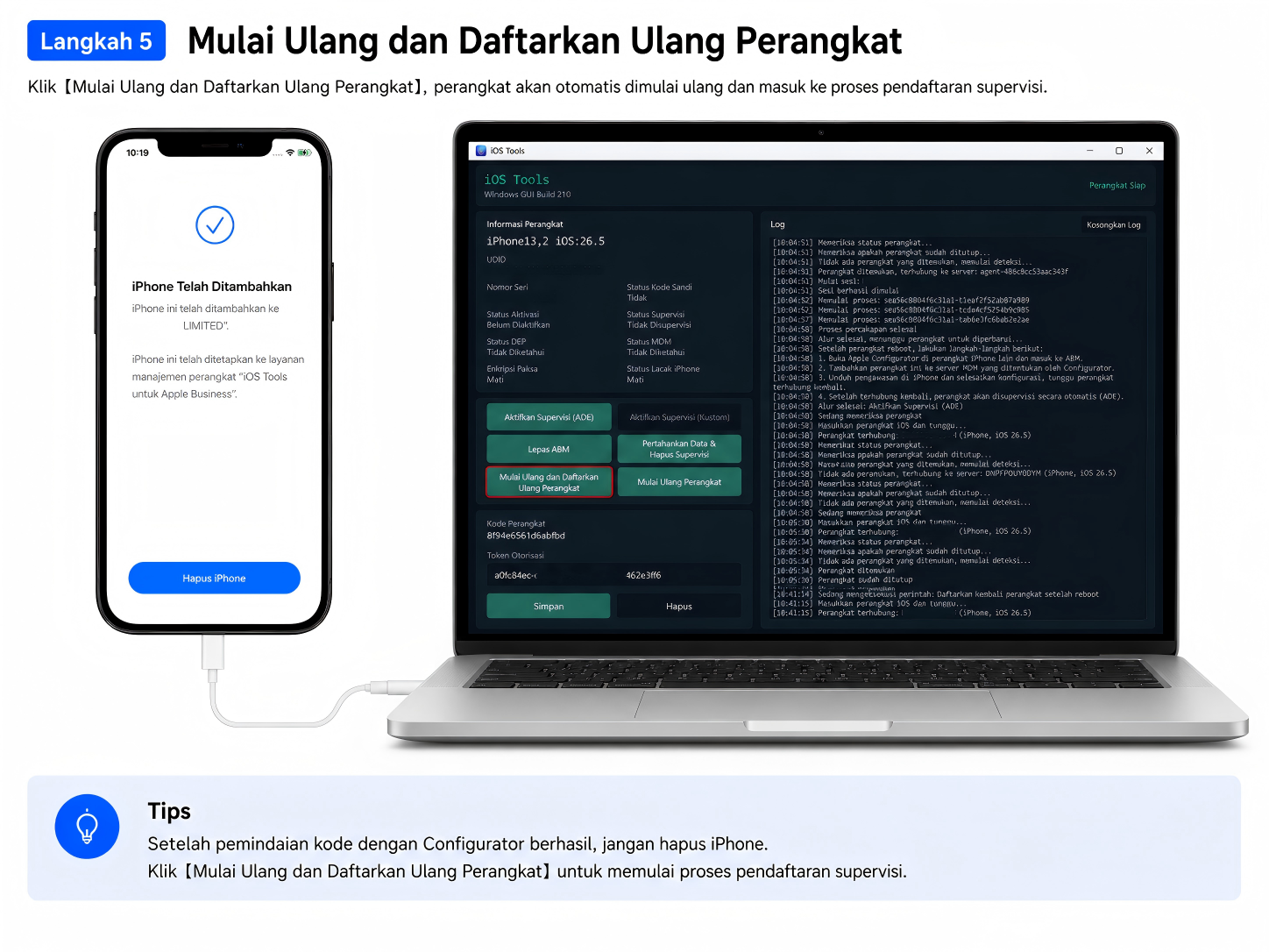 Panduan Bergambar Langkah 5
