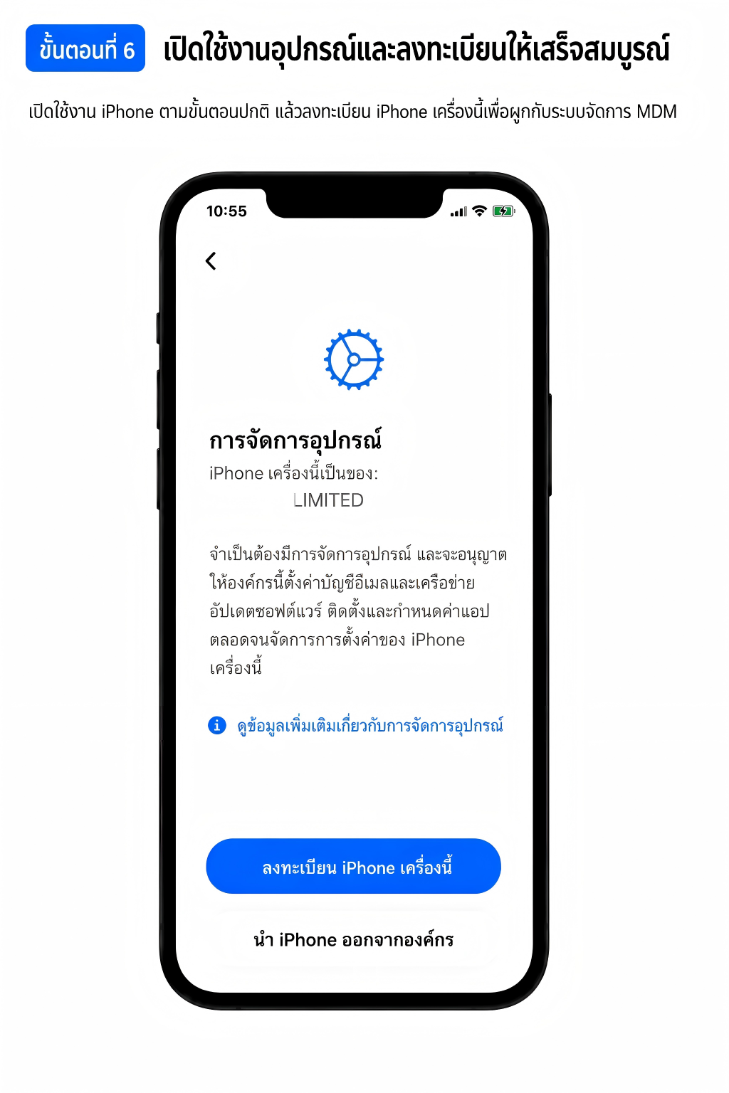 คู่มือภาพประกอบ ขั้นตอนที่ 6
